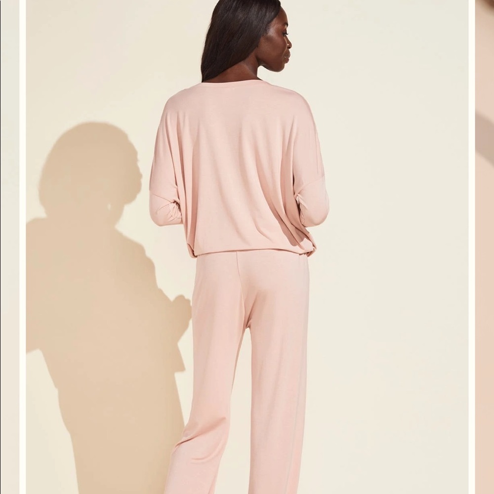 Ebergey Gisele Slouchy Pajama Set - Dusty Rose